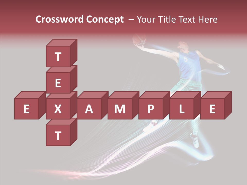 Sport Game Dunk PowerPoint Template