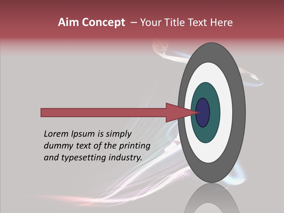 Sport Game Dunk PowerPoint Template