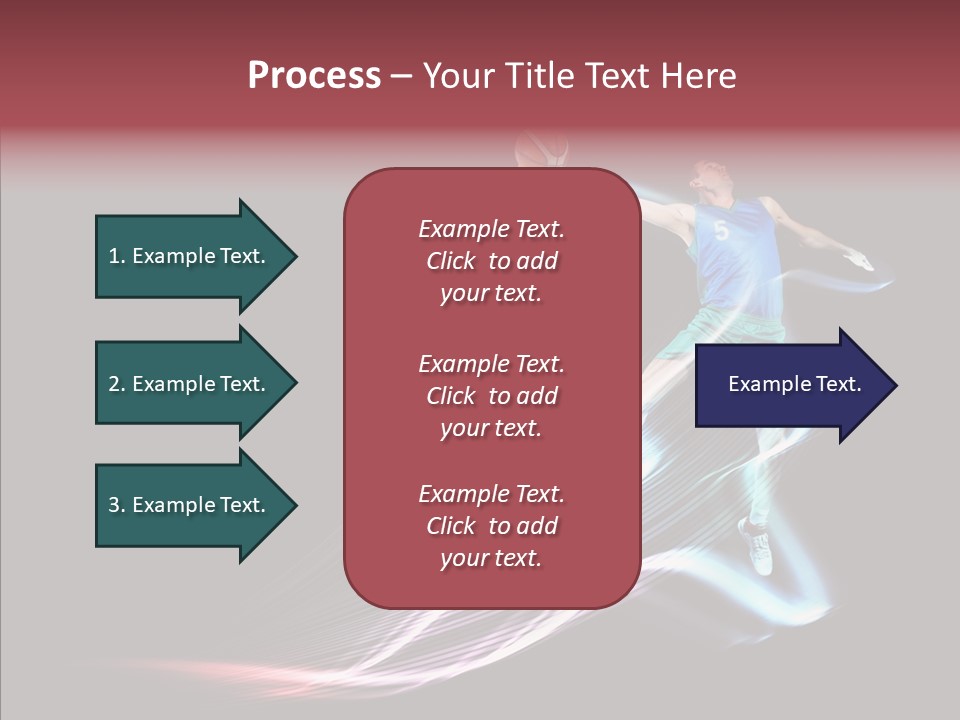Sport Game Dunk PowerPoint Template