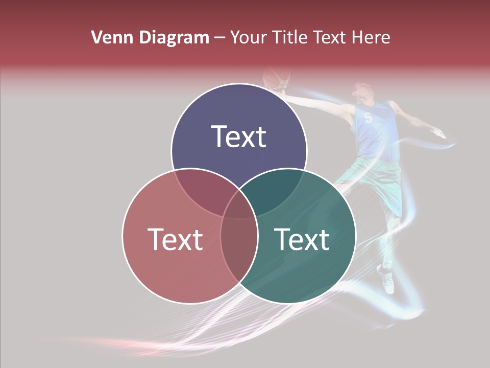 Sport Game Dunk PowerPoint Template