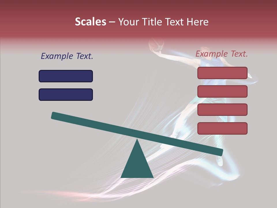 Sport Game Dunk PowerPoint Template