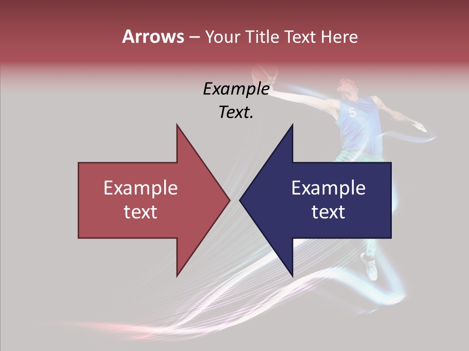 Sport Game Dunk PowerPoint Template