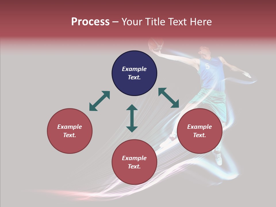 Sport Game Dunk PowerPoint Template