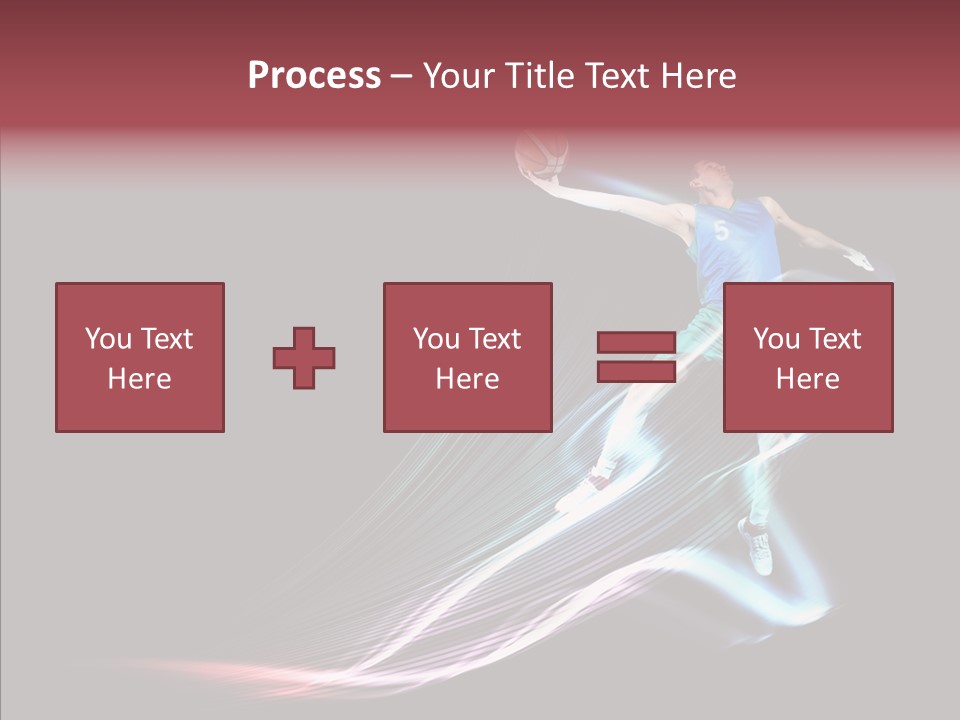 Sport Game Dunk PowerPoint Template