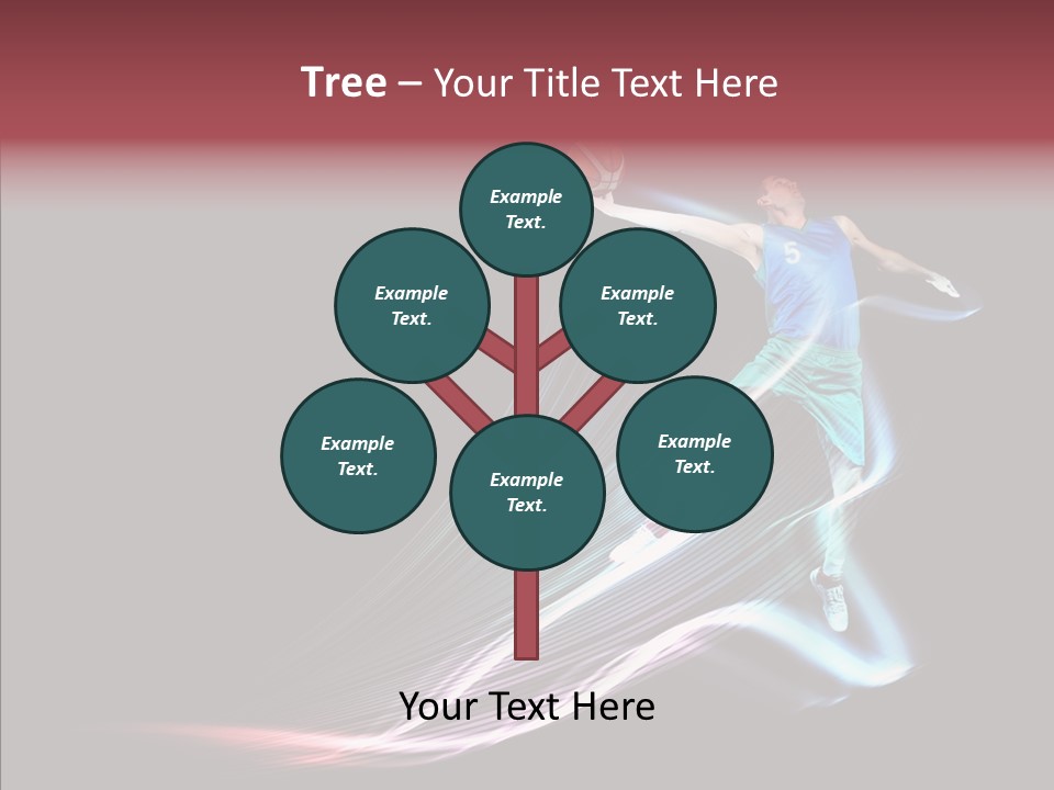 Sport Game Dunk PowerPoint Template