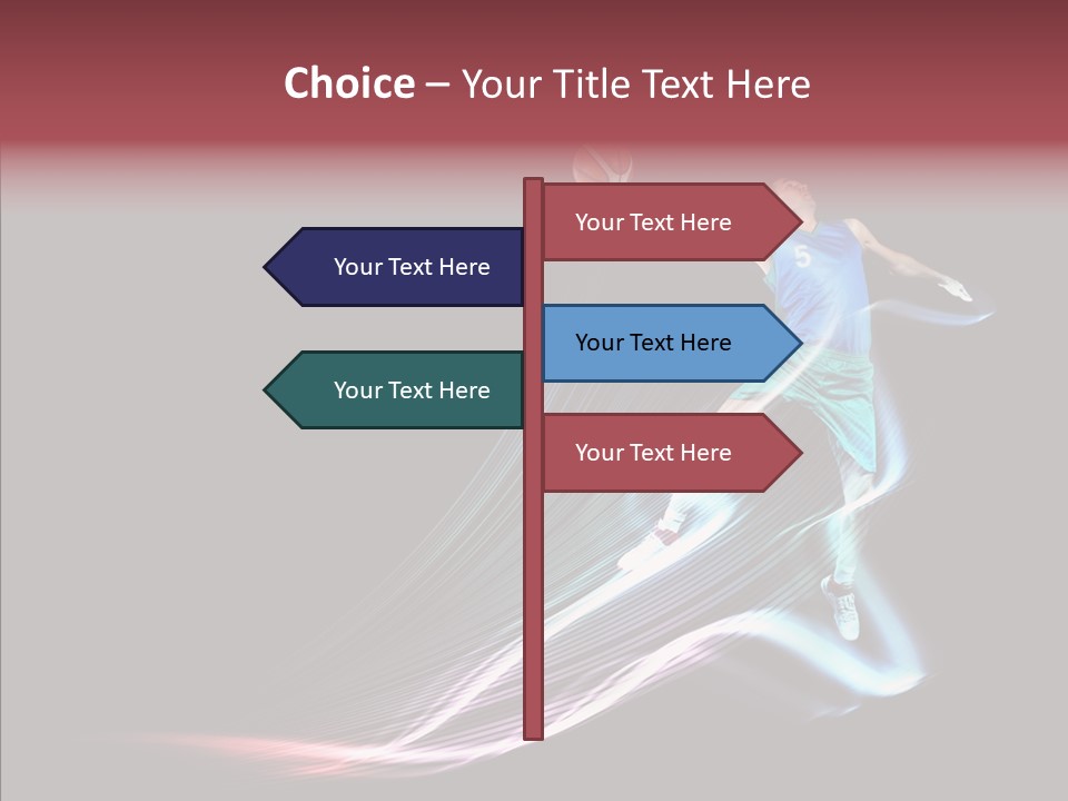 Sport Game Dunk PowerPoint Template