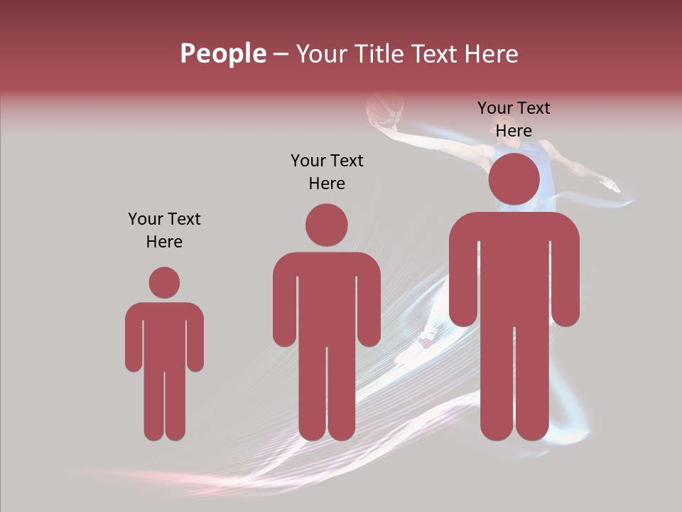 Sport Game Dunk PowerPoint Template