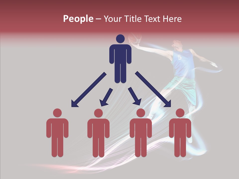 Sport Game Dunk PowerPoint Template