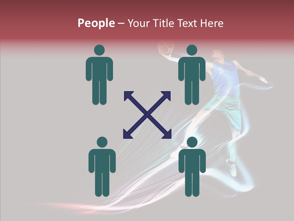 Sport Game Dunk PowerPoint Template