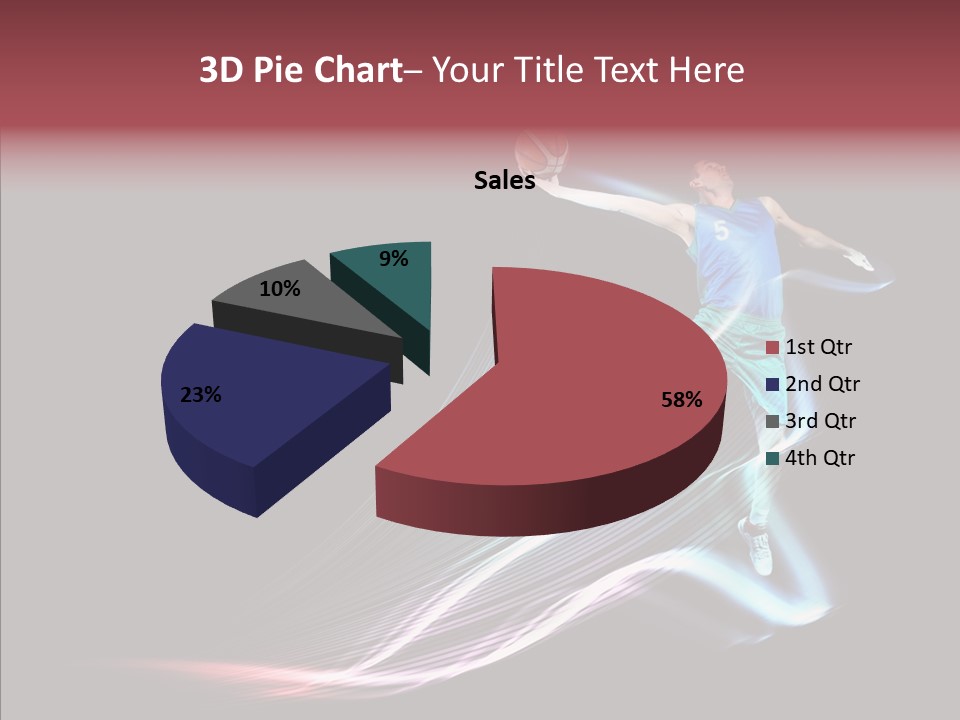 Sport Game Dunk PowerPoint Template