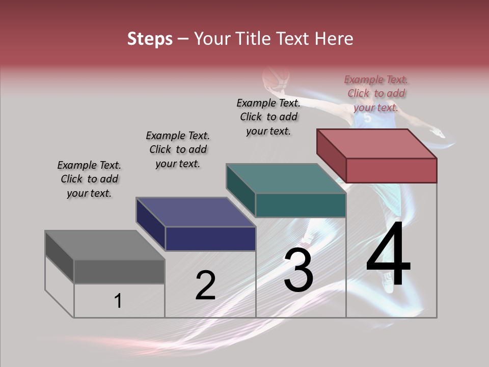 Sport Game Dunk PowerPoint Template