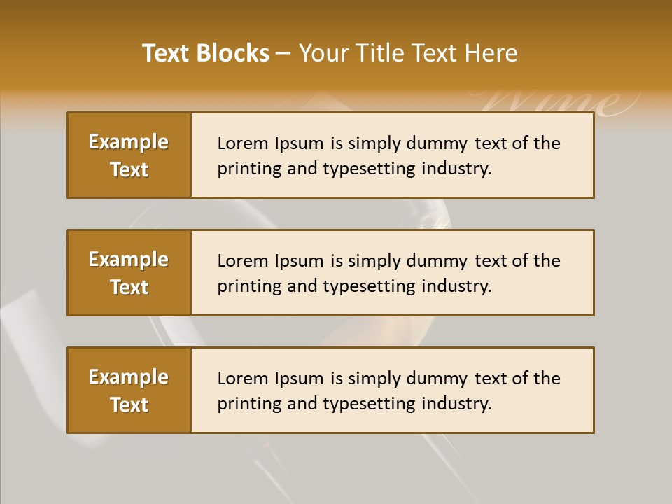 Shot Menu Nobody PowerPoint Template