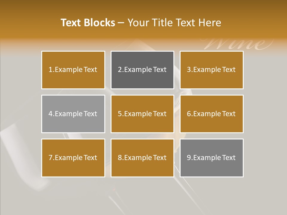 Shot Menu Nobody PowerPoint Template