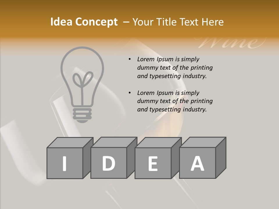 Shot Menu Nobody PowerPoint Template