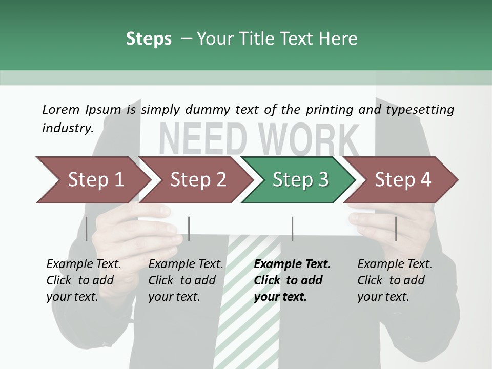 Hope Recession Trouble PowerPoint Template