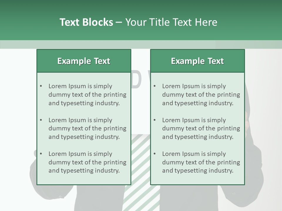 Hope Recession Trouble PowerPoint Template