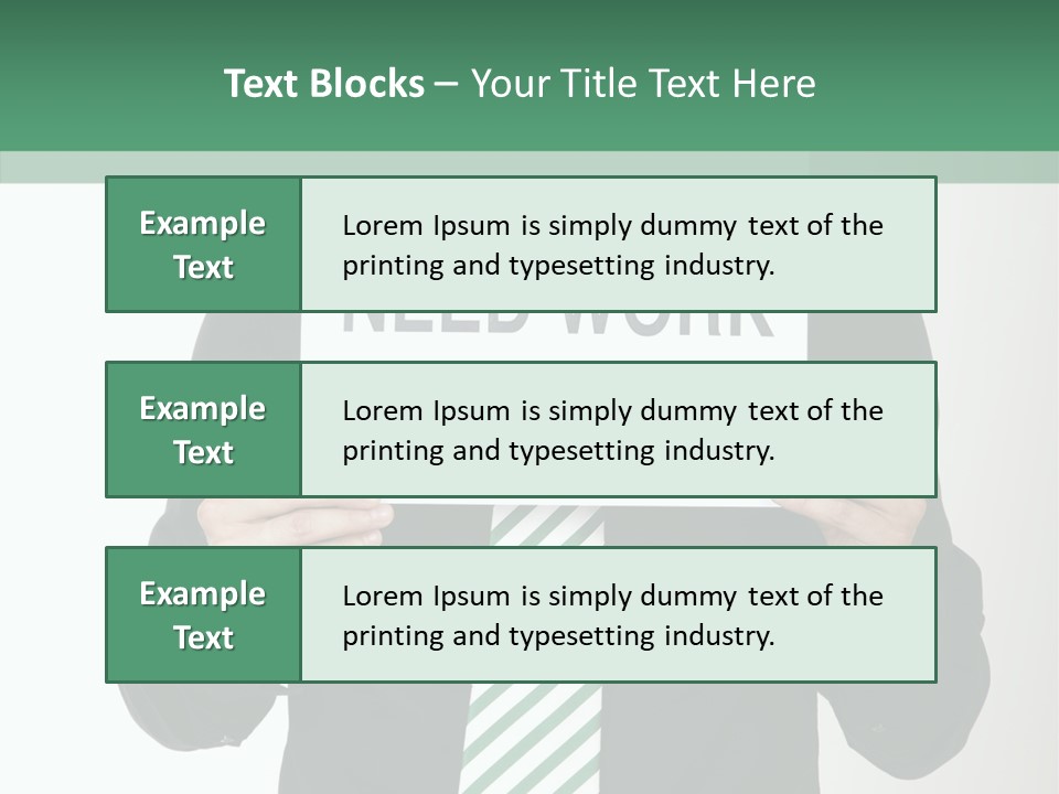 Hope Recession Trouble PowerPoint Template