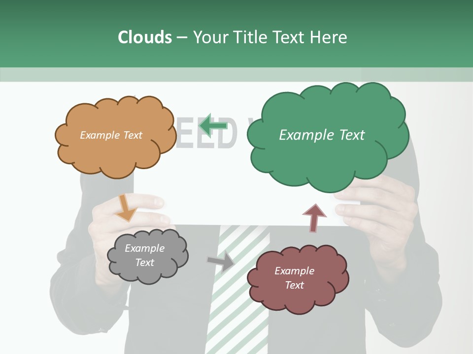 Hope Recession Trouble PowerPoint Template