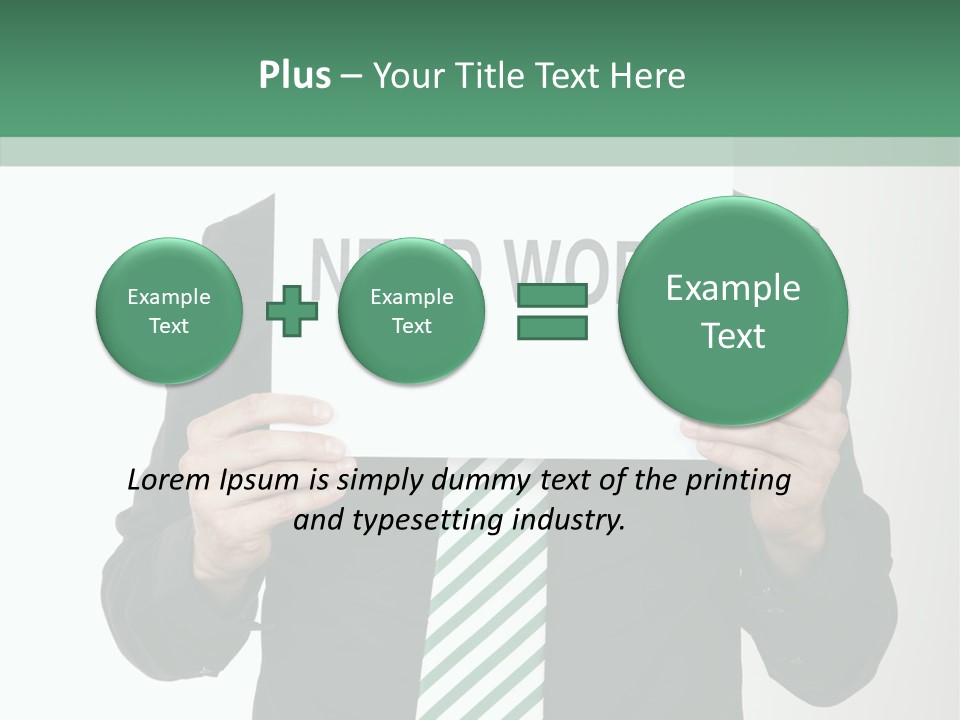 Hope Recession Trouble PowerPoint Template