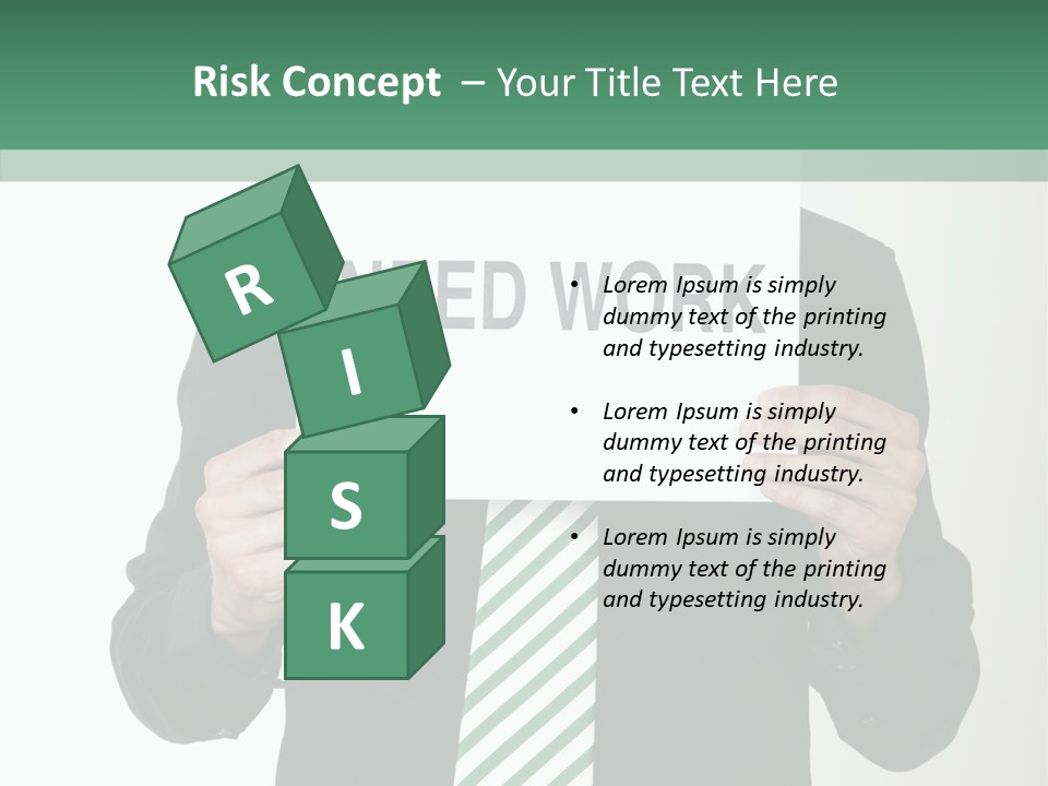 Hope Recession Trouble PowerPoint Template