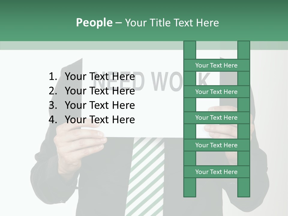 Hope Recession Trouble PowerPoint Template