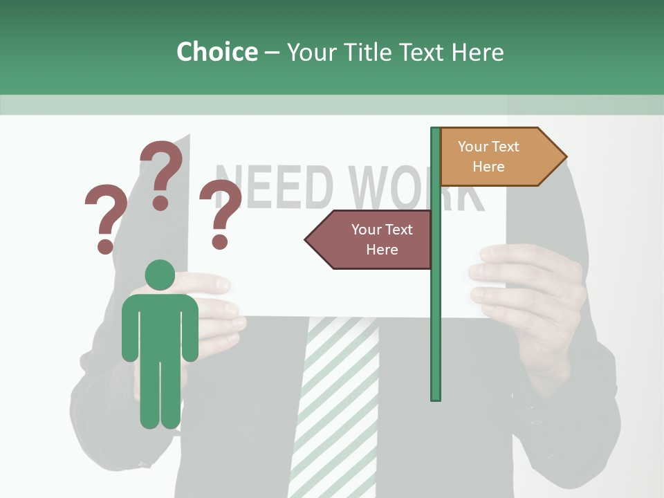 Hope Recession Trouble PowerPoint Template