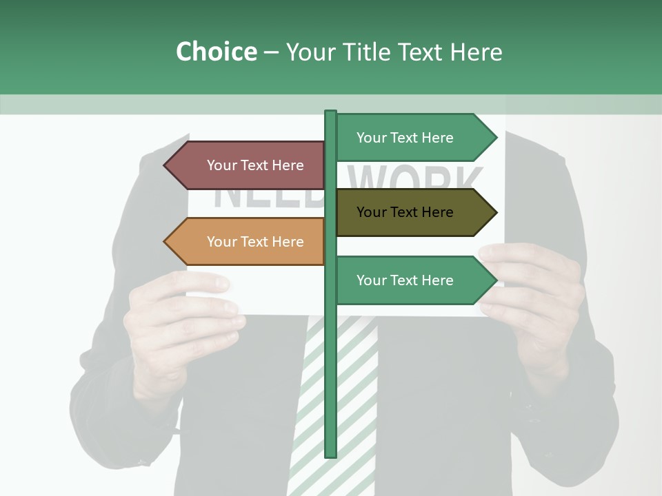 Hope Recession Trouble PowerPoint Template