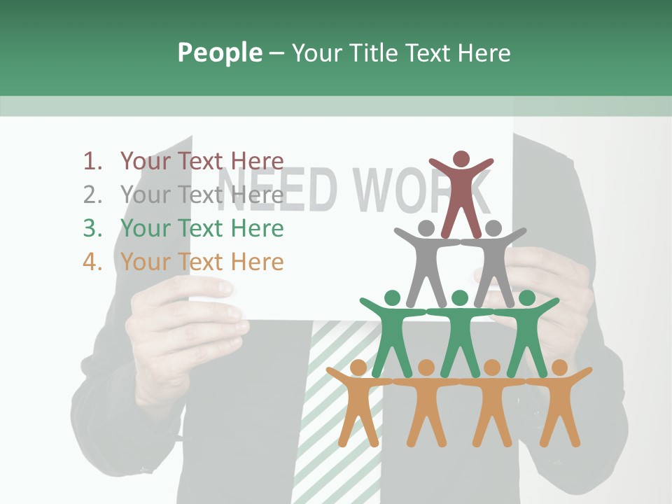 Hope Recession Trouble PowerPoint Template