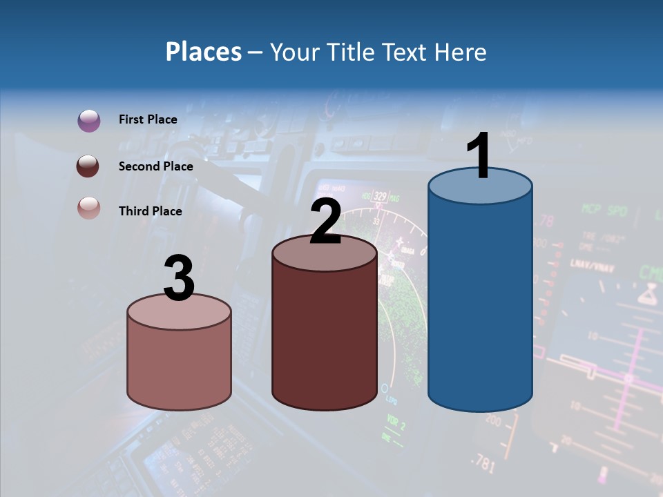 Display Cockpit Jet PowerPoint Template