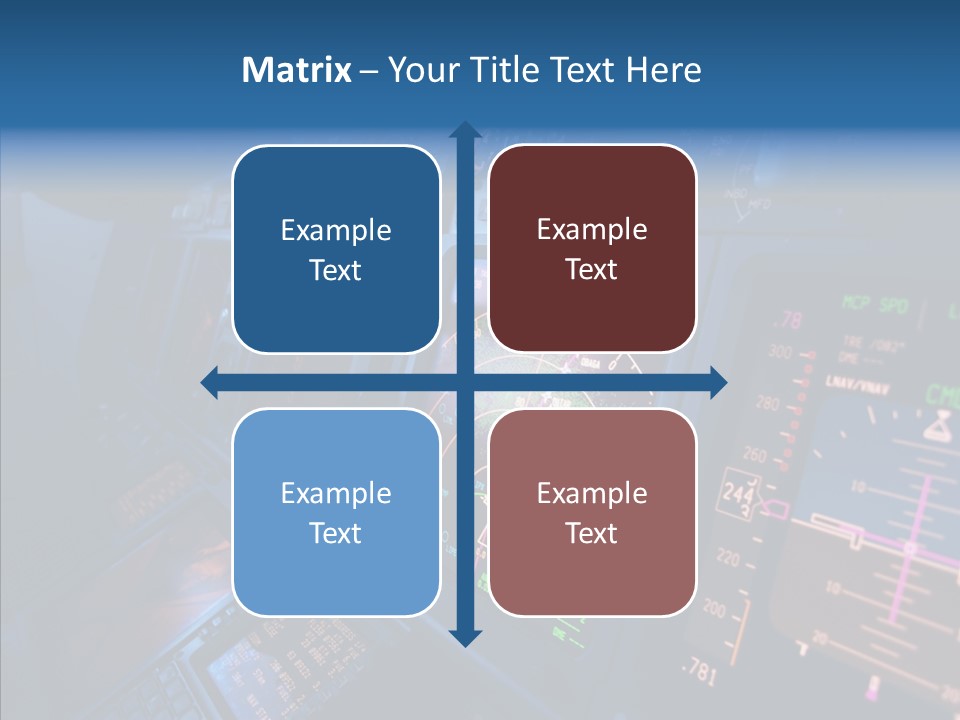 Display Cockpit Jet PowerPoint Template