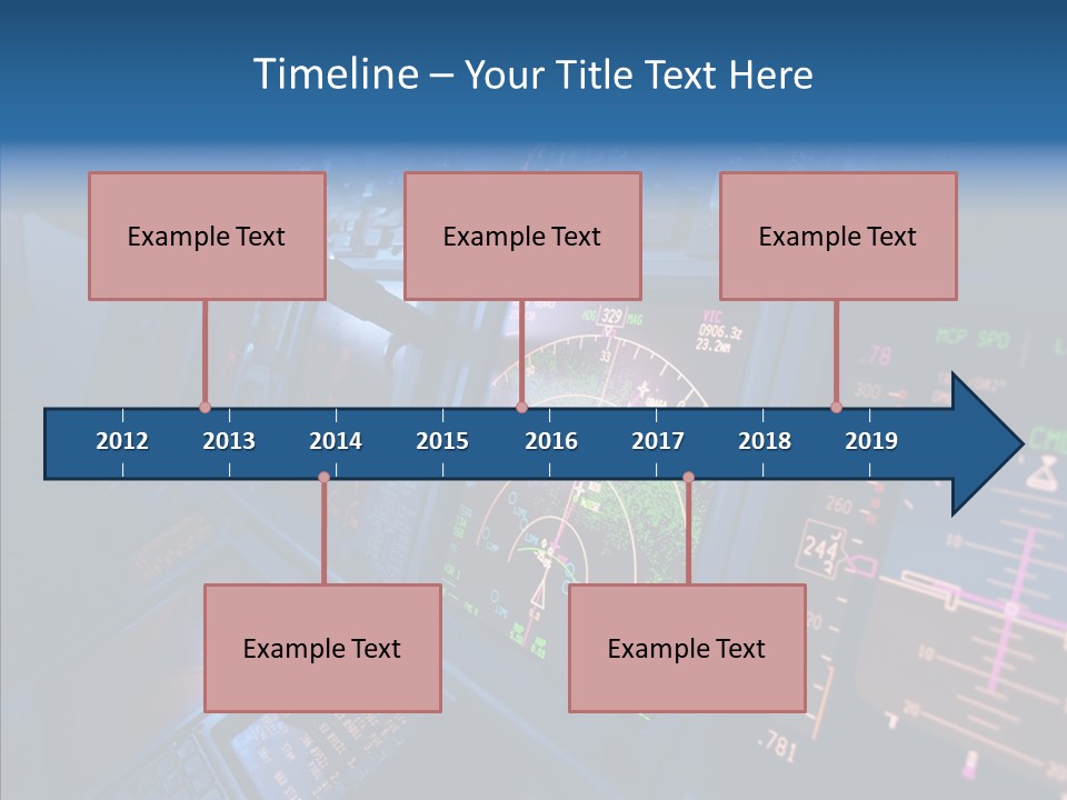Display Cockpit Jet PowerPoint Template