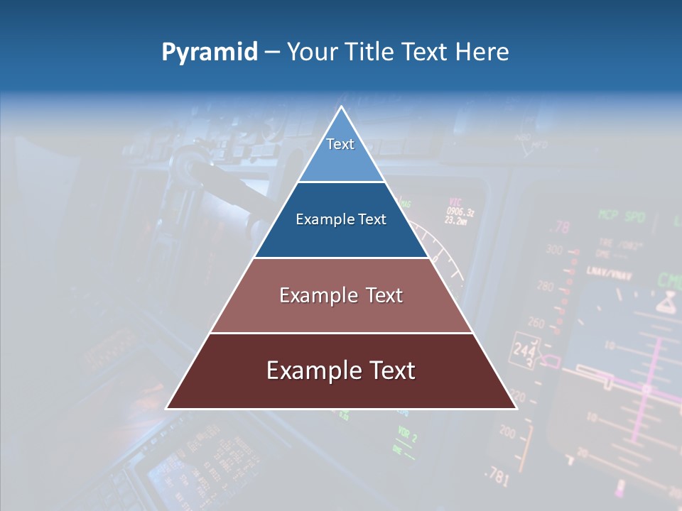 Display Cockpit Jet PowerPoint Template