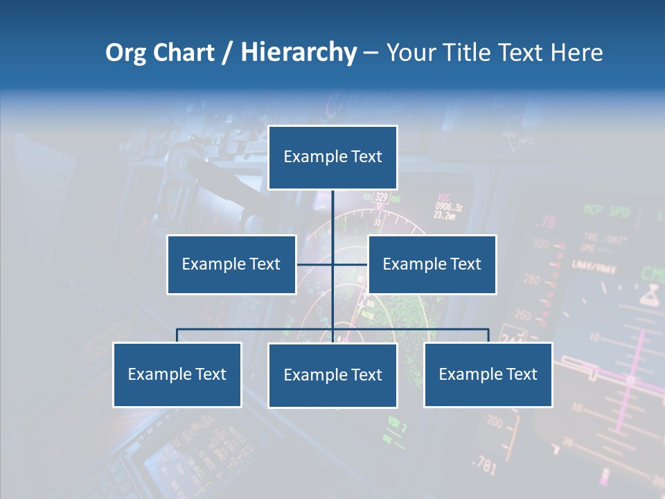 Display Cockpit Jet PowerPoint Template