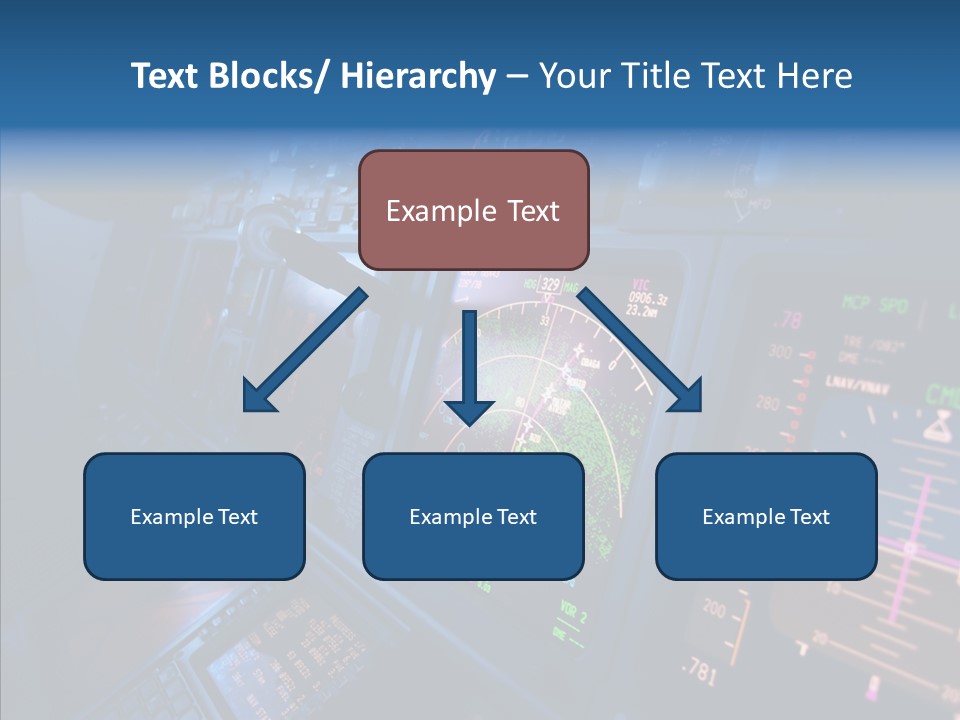 Display Cockpit Jet PowerPoint Template