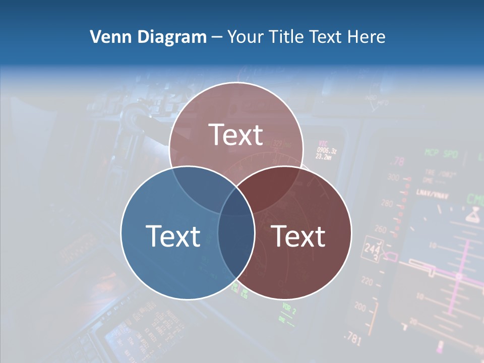 Display Cockpit Jet PowerPoint Template