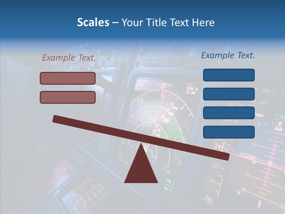Display Cockpit Jet PowerPoint Template