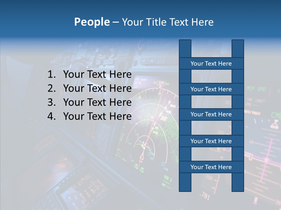 Display Cockpit Jet PowerPoint Template