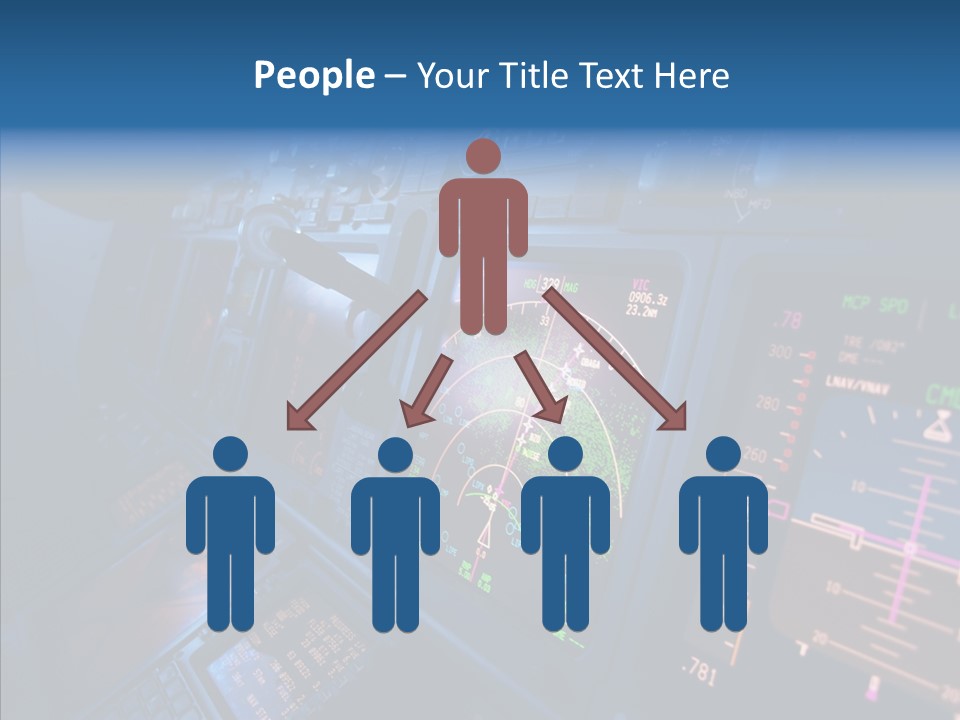 Display Cockpit Jet PowerPoint Template
