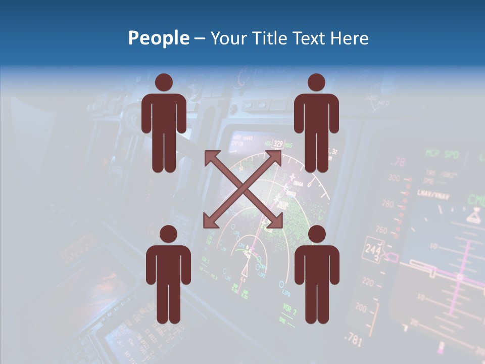 Display Cockpit Jet PowerPoint Template