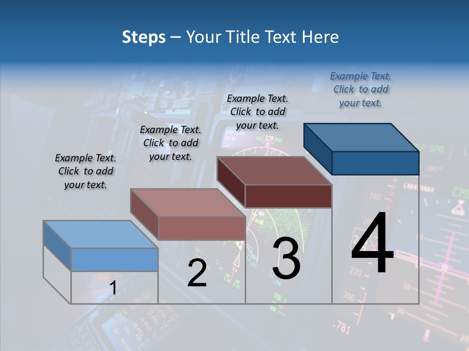 Display Cockpit Jet PowerPoint Template