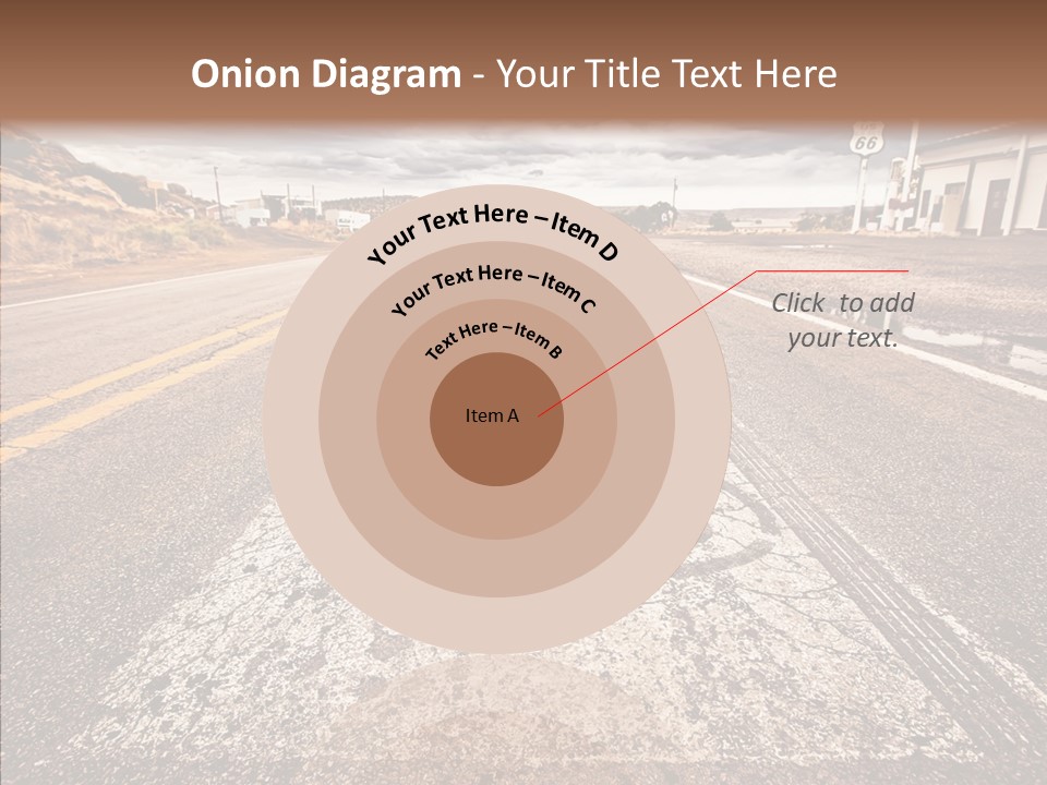 Road Shield American PowerPoint Template