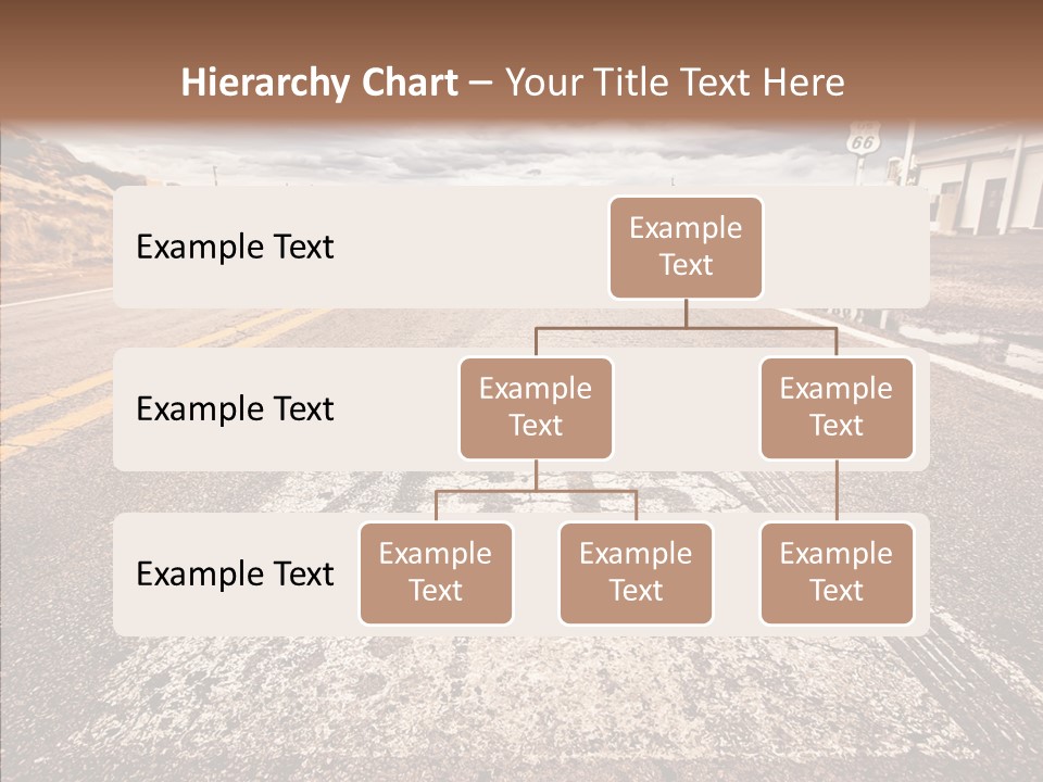Road Shield American PowerPoint Template