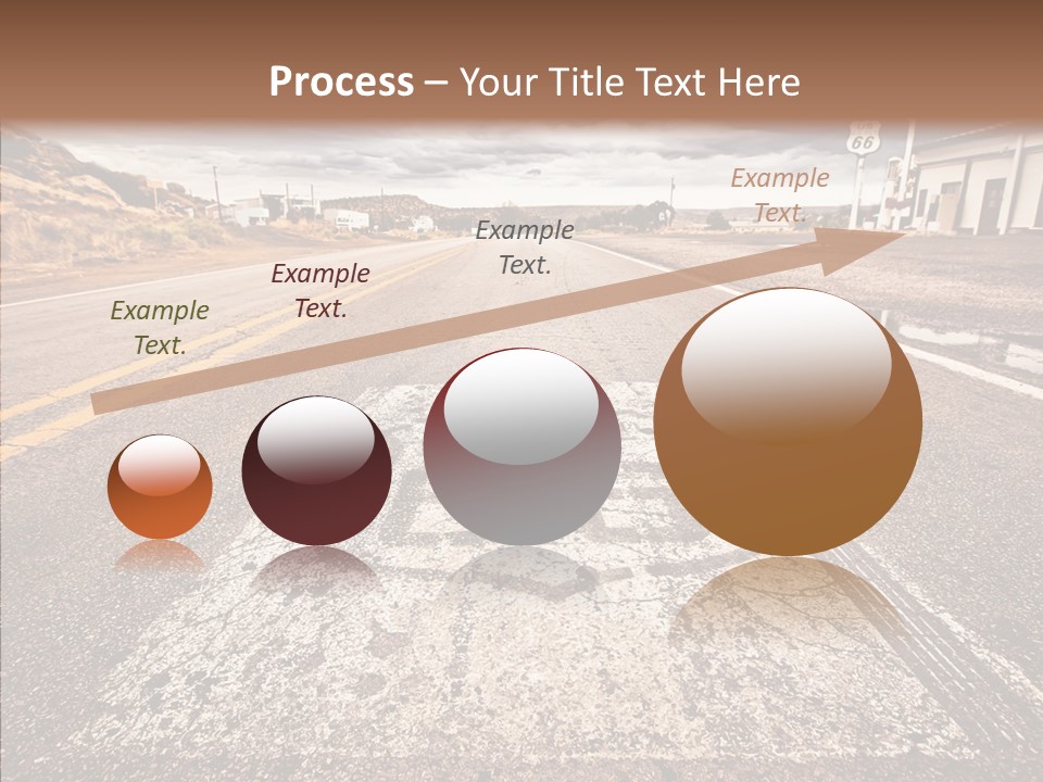 Road Shield American PowerPoint Template