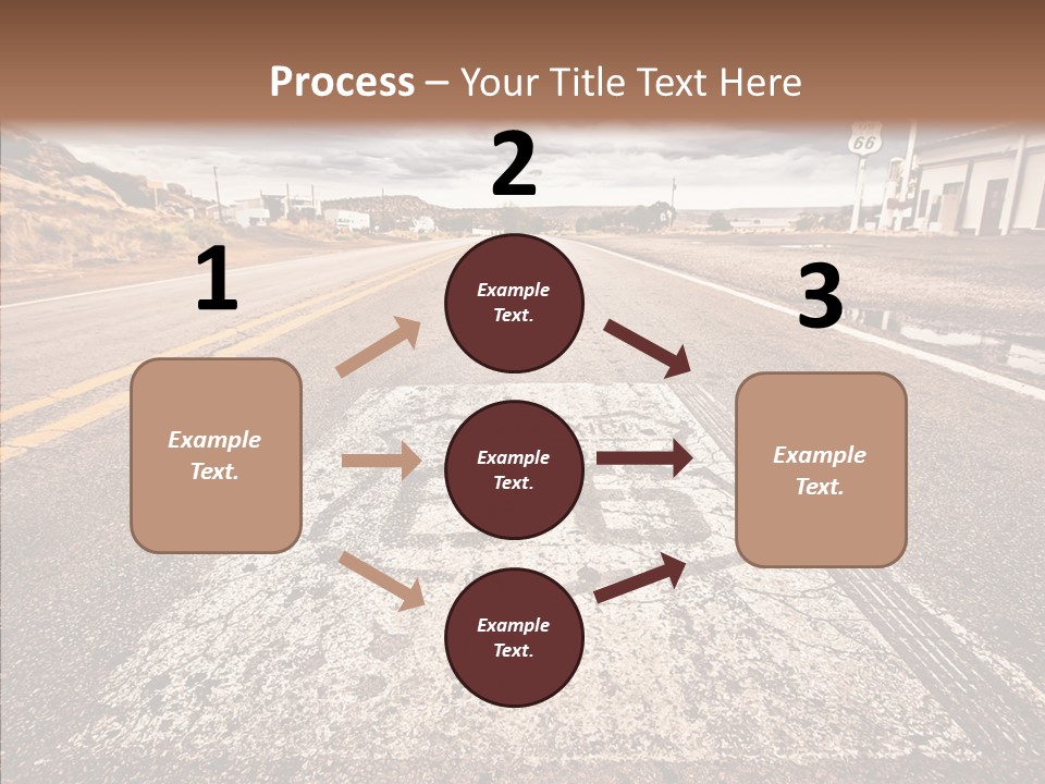 Road Shield American PowerPoint Template