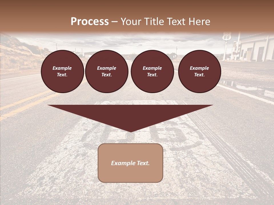 Road Shield American PowerPoint Template