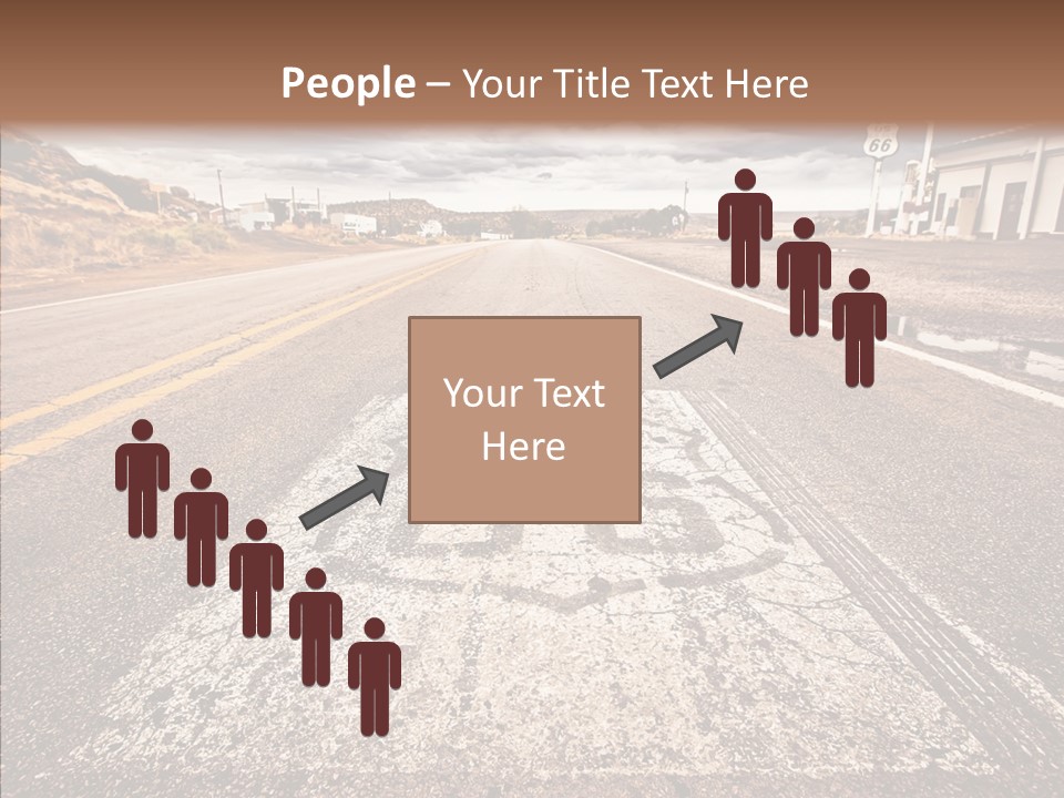 Road Shield American PowerPoint Template