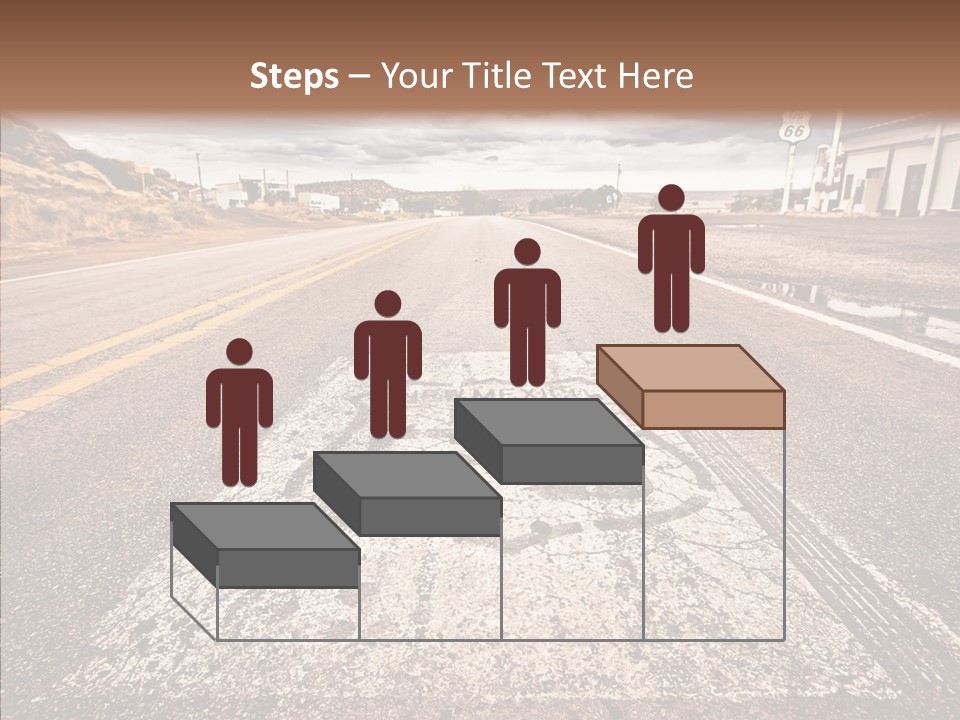 Road Shield American PowerPoint Template