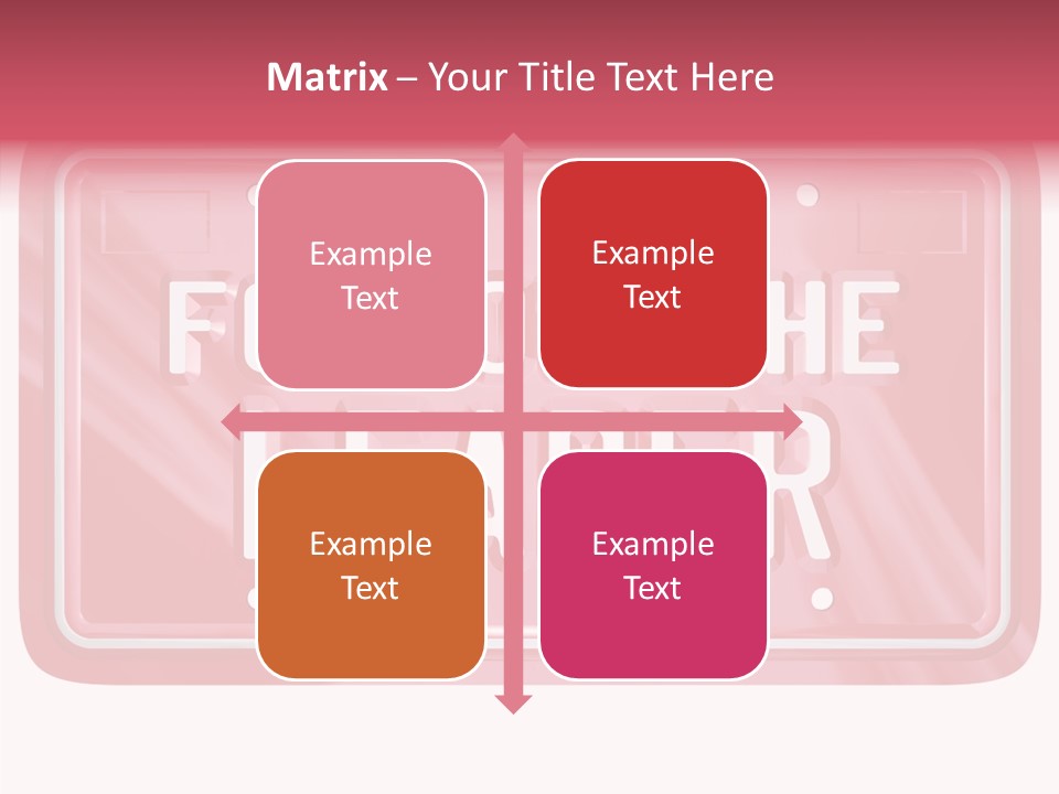 Plate Leadership Licence PowerPoint Template