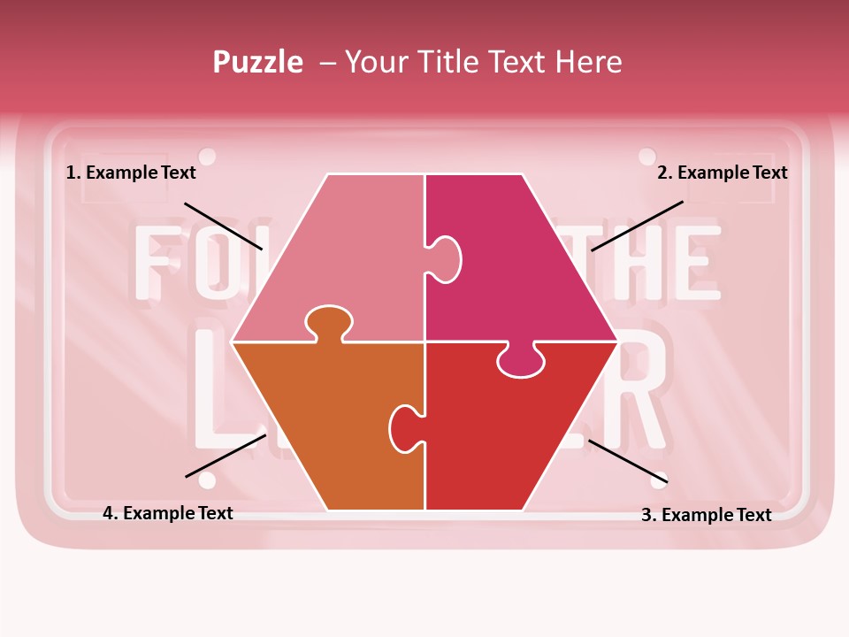 Plate Leadership Licence PowerPoint Template