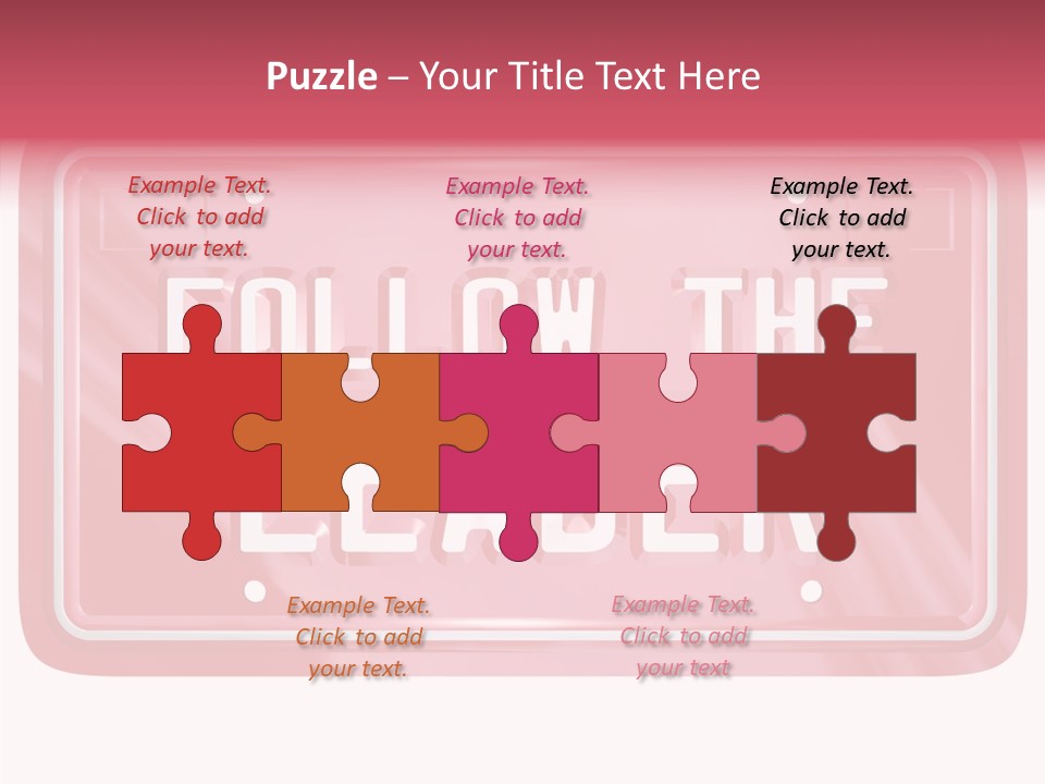 Plate Leadership Licence PowerPoint Template